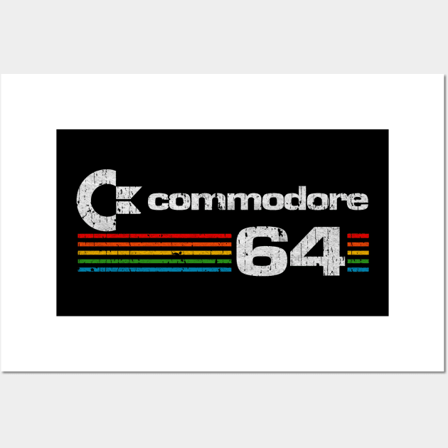 Commodore C 64 - Vintage Wall Art by RASRAP